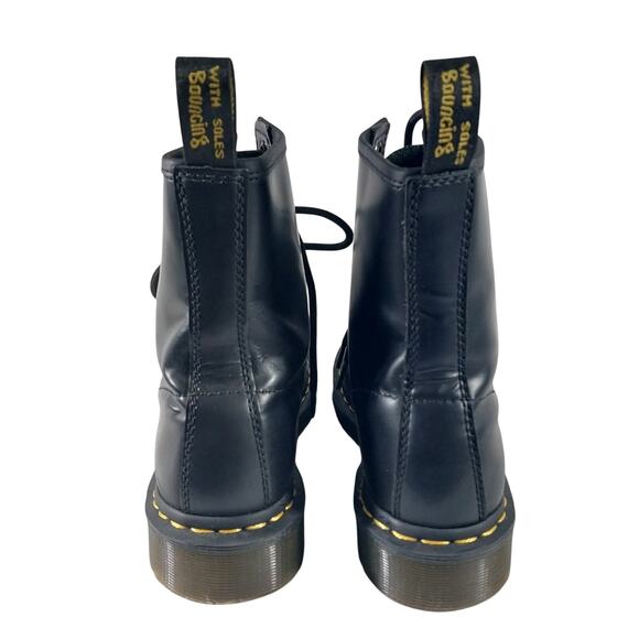 NWOT! DOC MARTENS! BLACK GENUINE LEATHER CHUNKY SOLE LACE-UP ANKLE BOOTS! SZ 7M - Picture 8 of 10